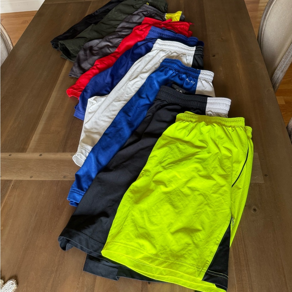 (9) Nike and Under Armor Athletic Shorts Performance